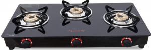 Butterfly Smart Glass 3 Burner Gas Stove